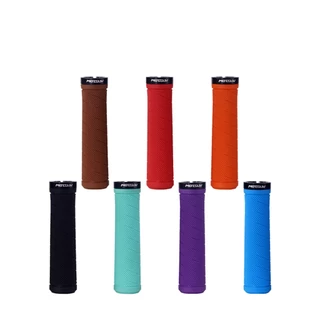 Mountain bike TPR aluminum alloy lockout grips with textured ไม่มีกล่อง