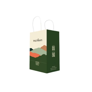 Phutawan Shopping Bag ถุงกระดาษ แบรนด์ ภูตะวัน มี 3 ขนาด ให้เลือก