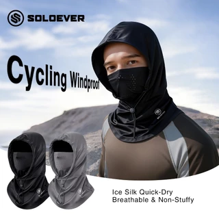 SOLOEVERหน้ากากป้องกันรังสียูวี หน้ากากป้องกันแสงแดด 3in1 UPF50+ เย็น ระบายอากาศได้ดี การท่องเที่ยว