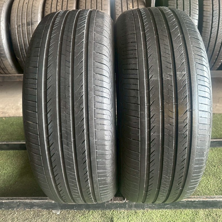 ยามือสอง 225/55R18 goodyear ปี21 รับประกันยาง 30 วัน ฟรีจุ๊มลม