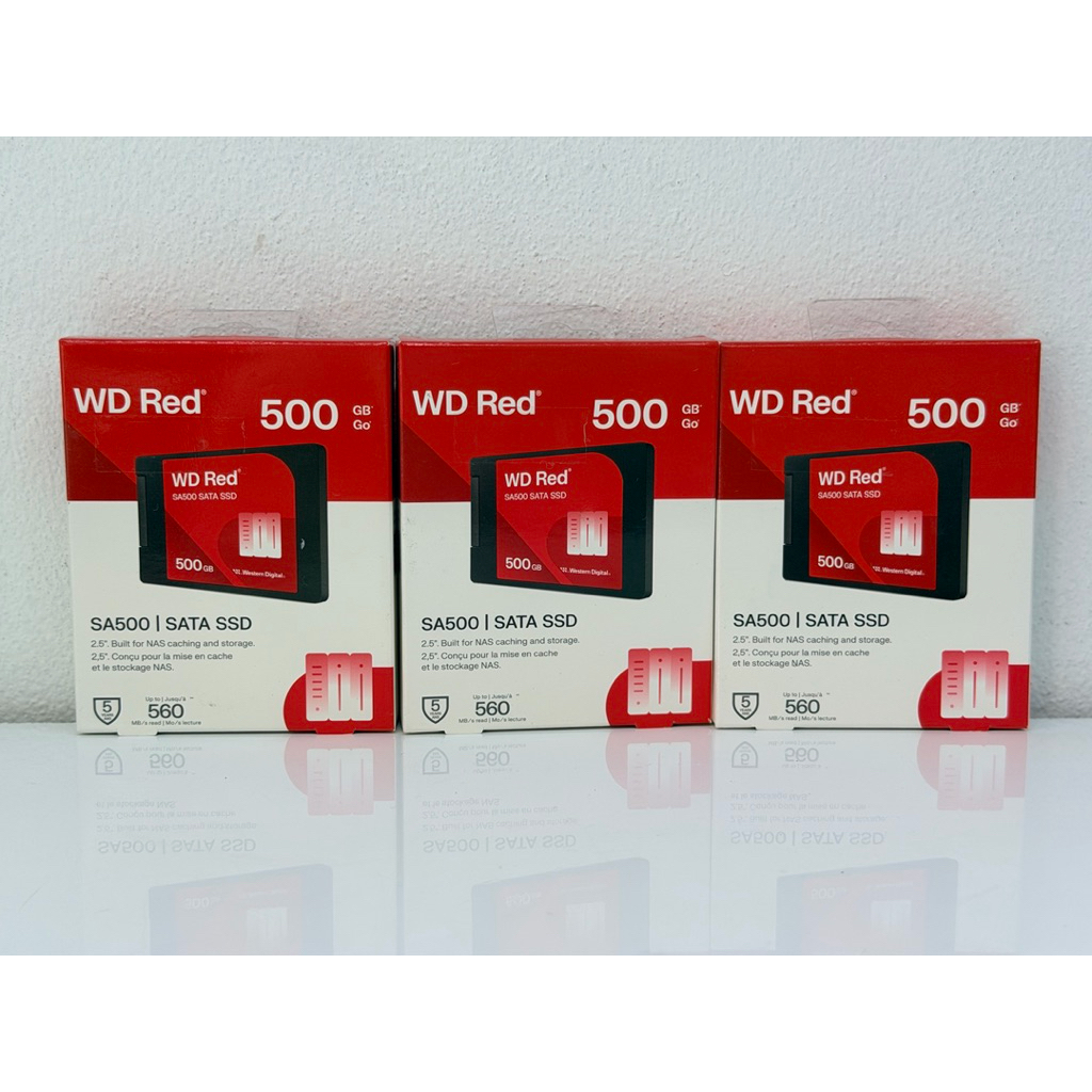 [ ของใหม่ ] ssd sata 2.5 ขนาด 500 GB SSD SATA WD RED NAS SA500 (WDS500G1R0A) ประกัน synnex 07/2570