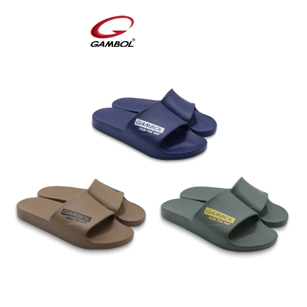 GAMBOL รองเท้าแตะ รองเท้าแบบสวม ผู้ชาย ผู้หญิง  รุ่น GM42184  (Size 36-44)
