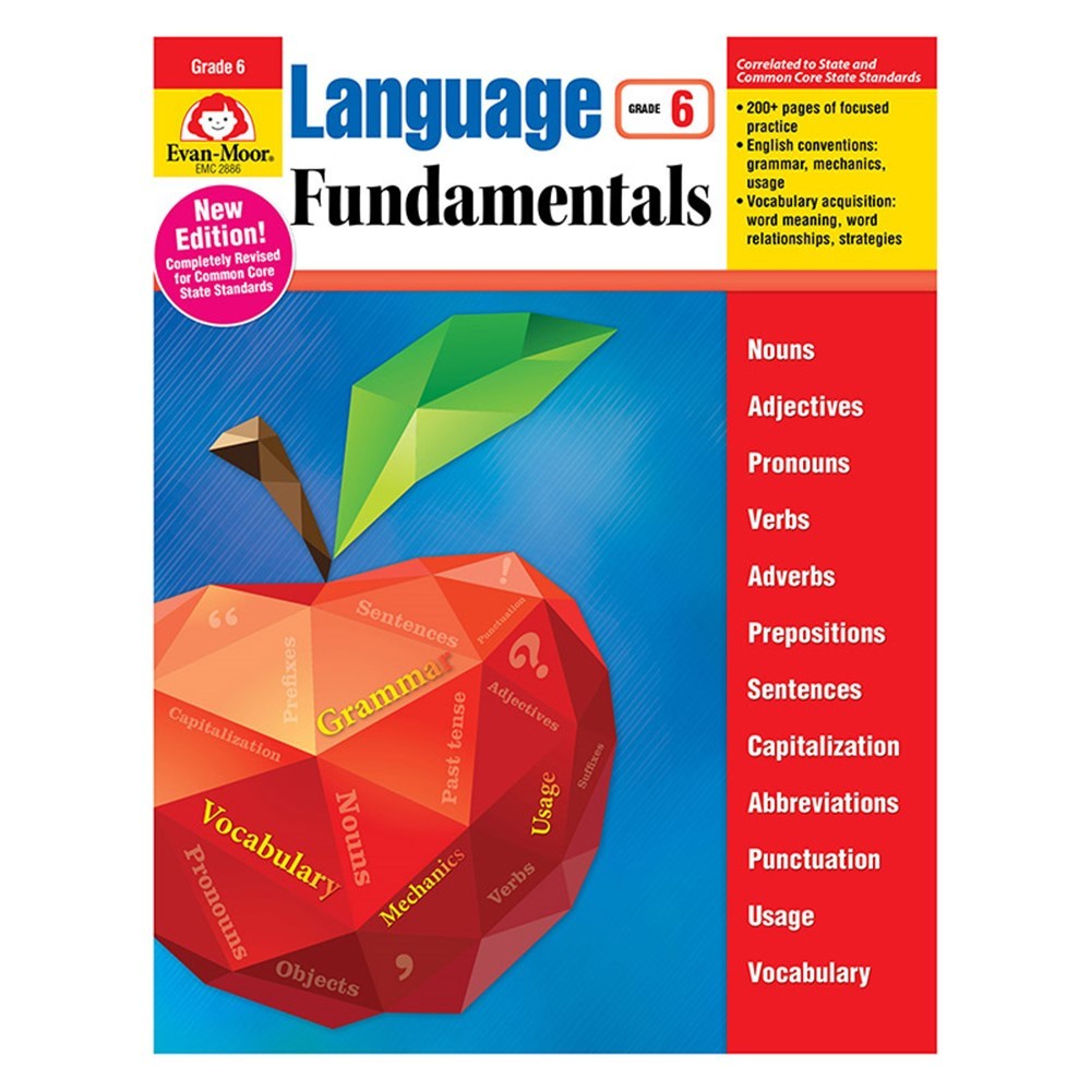 Evan-Moor Language Fundamentals G6 ได้รับลิขสิทธิ์แท้จาก Evan-Moor ใช้สอนจริง เห็นผลจริง พร้อมคำปรึก