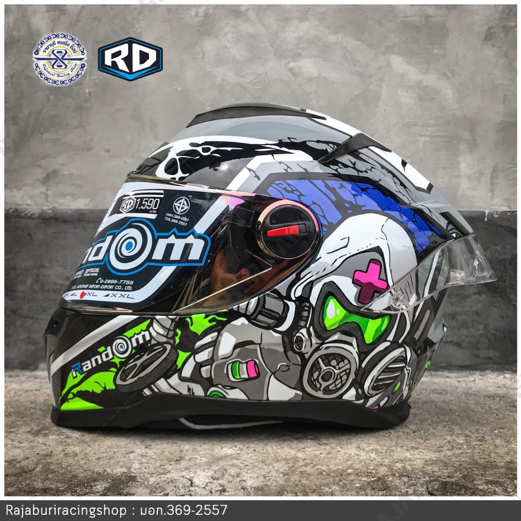หมวกกันน็อค Random CZR BT รองรับการติดตั้งบลูทูธ