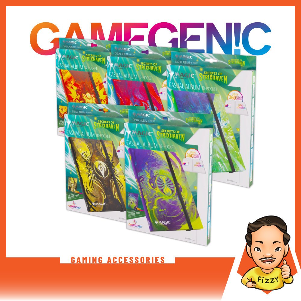 [FIZZY] Gamegenic: 18-Pocket Casual Album | Secrets of Strixhaven [แฟ้มสำหรับใส่การ์ด]