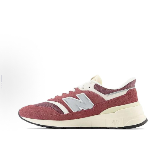 ของแท้ 100%New Balance NB 997R low cut running shoes in red