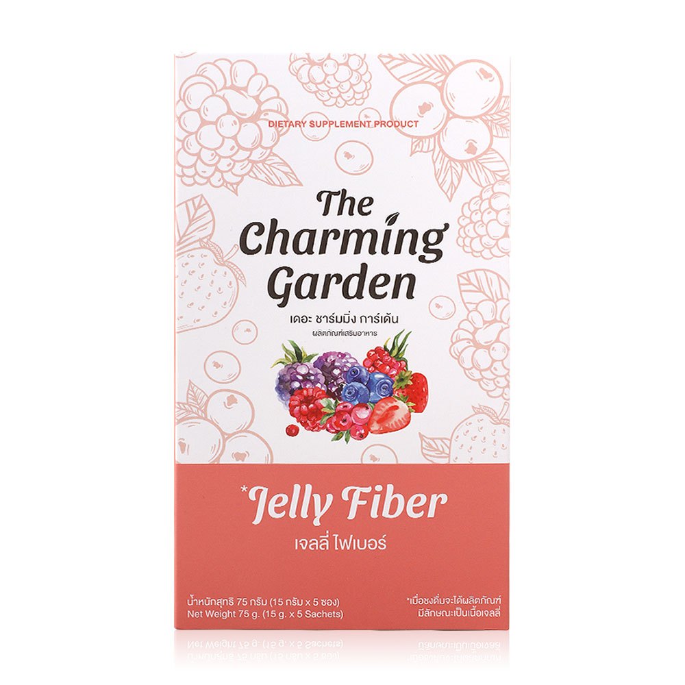 2กล่อง เจลลี่ไฟเบอร์ ของแท้ 1กล่อง 5ซองThe Charming Garden Jelly fiber ราคา ถูกที่สุด ดีลบีเคเค แกลเลอรีภาพที่ 8