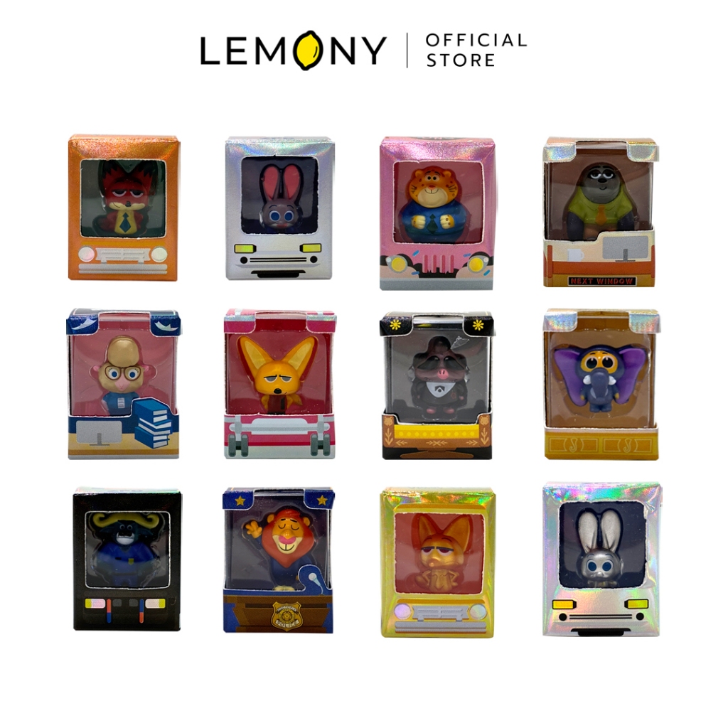 LEMONY กล่องจุ่มมินิฟิกเกอร์ ซูโทเปีย Disney Zootopia Collection