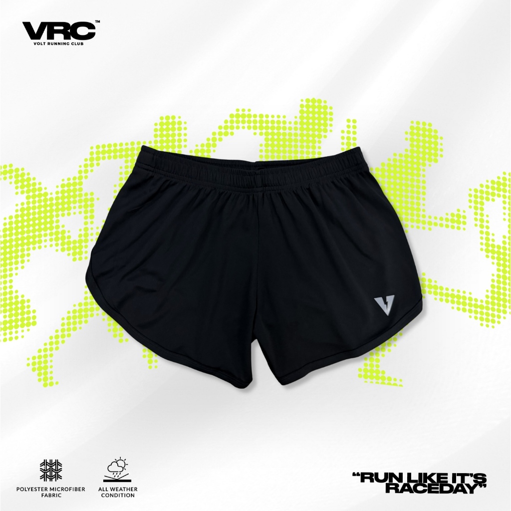 VOLT Joule 001 Running Academy Black กางเกงวิ่ง กางเกงกีฬา ออกกำลังกาย ผ้าเบา แห้งไว ระบายอากาศ สีดำ