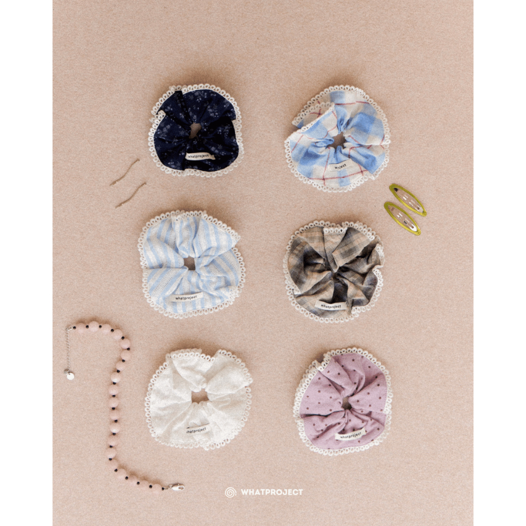 Madeleine Scrunchies - whatproject