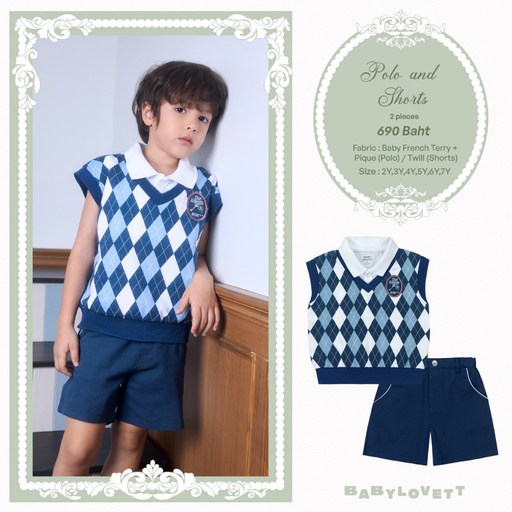 [Babylovett] 19 Villa Fontaine - Polo and Shorts