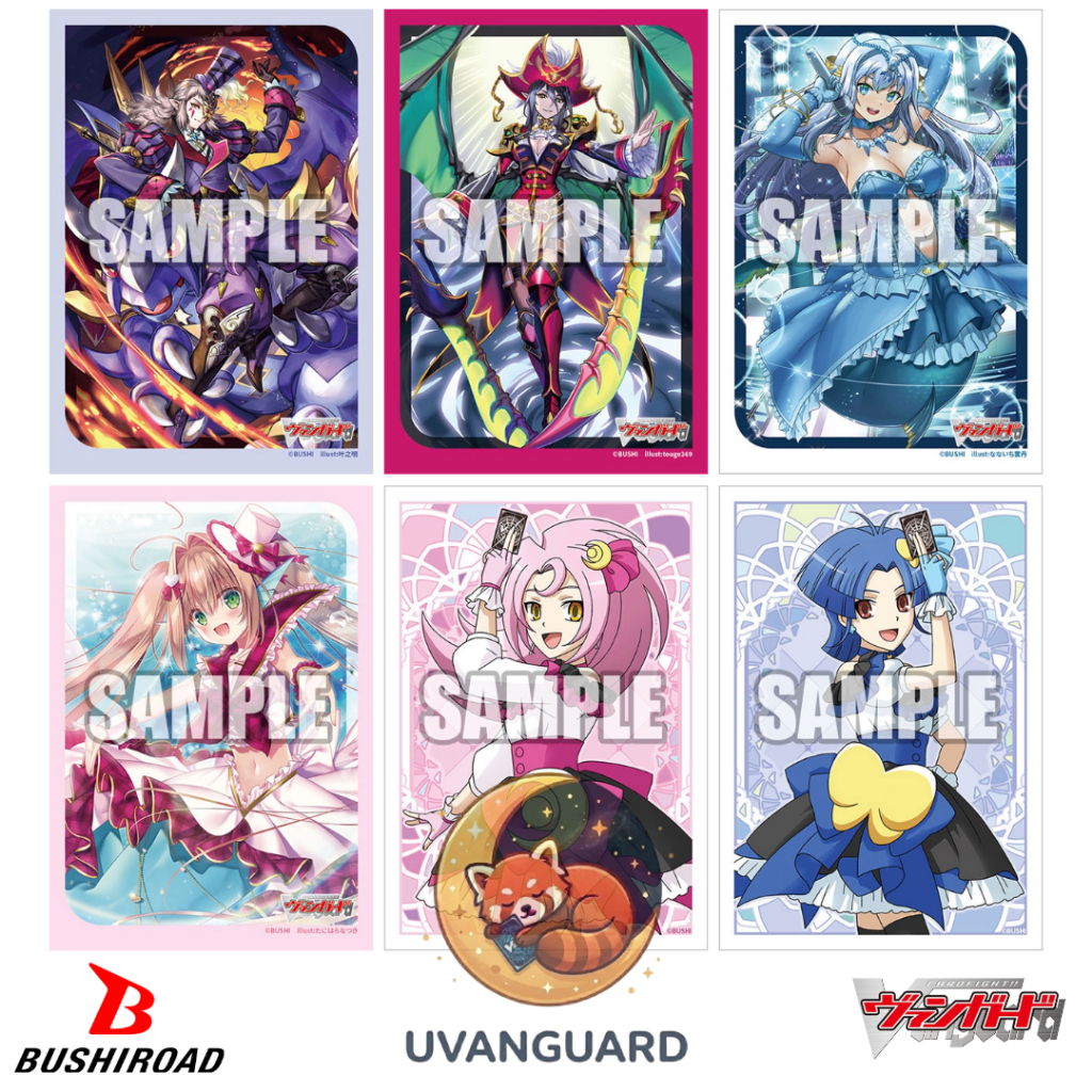 เศษสลีฟ Bushiroad Sleeve Colllection Mini Cardfight! Vanguard : Harri, Nightrose, Vert, Coral, Luna Yumizuki, Amu Chouno