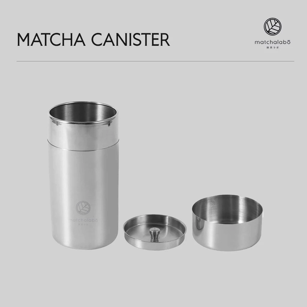 MATCHALABO Matcha Canister กระปุกเก็บมัทฉะ/เมล็ดกาแฟ แสตนเลส