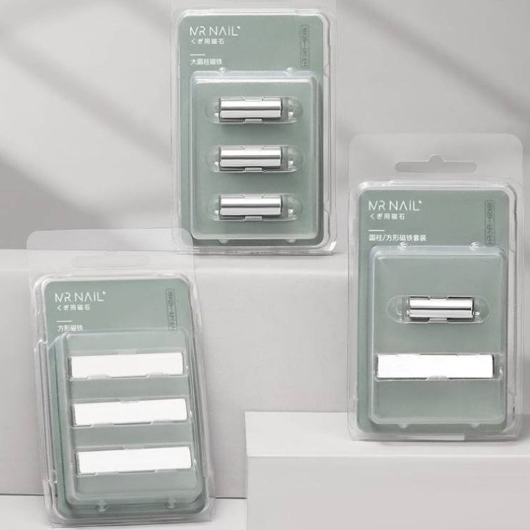 หลายตัวเลือก Mr.Nail Magnet🧲 แม่เหล็ก2หัวด้ามไม้●เซตแท่งแม่เหล็ก ดูดสีเจลลูกแก้ว ดึงสีเล็บเจล