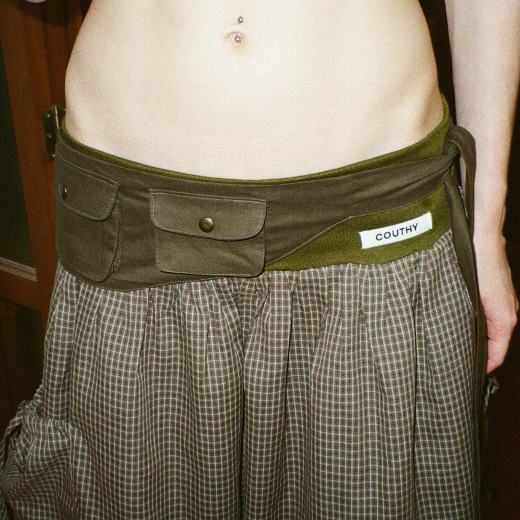 COUTHY STUDIO - Pouch Waist Bag กระเป๋าผูกเอวตกแต่ง (พร้อมส่ง!!)