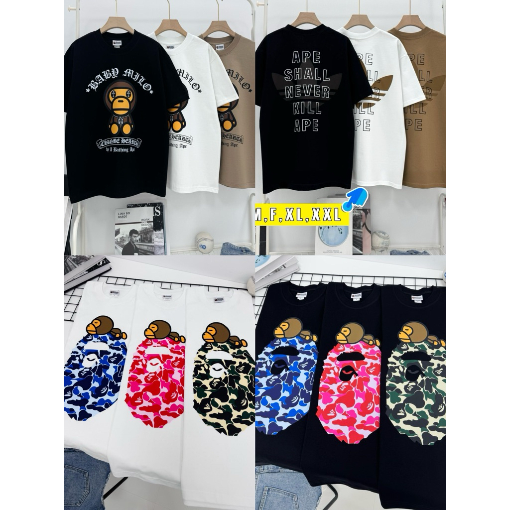 🔥เสื้อยืดแบรนด์ Size M  F XL 2XL ราคาพิเศษ🔥