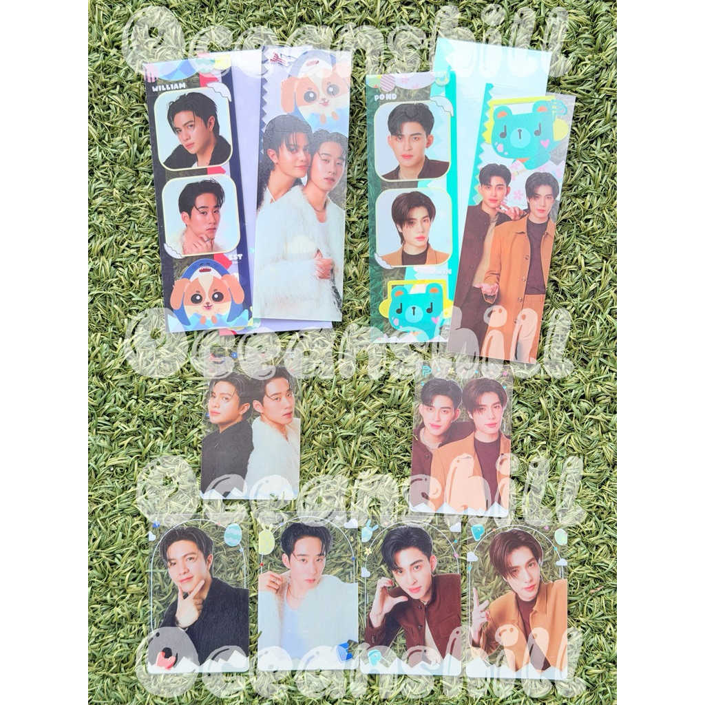 ✅พร้อมส่ง ✅สินค้าของงาน GMMTV POP-UP STORE IN TOKYO 2026 Random Card Transparent Photoset PondPhuwin WilliamEst