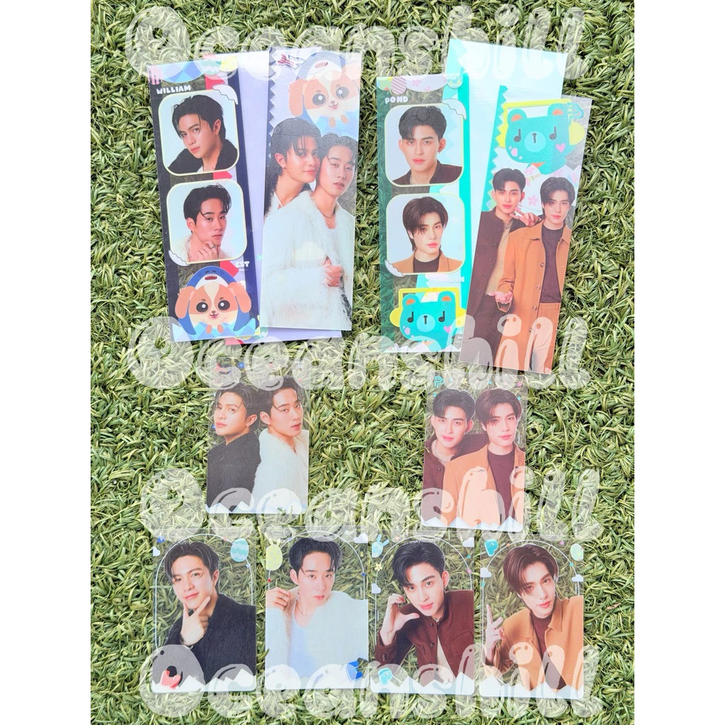 ✅พร้อมส่ง ✅สินค้าของงาน GMMTV POP-UP STORE IN TOKYO 2026 Random Card Transparent Photoset PondPhuwin WilliamEst