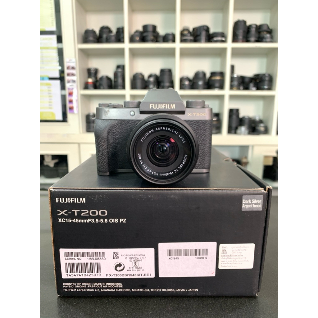 Fujifilm X-T200+15-45 mm ครบกล่อง อดีต0