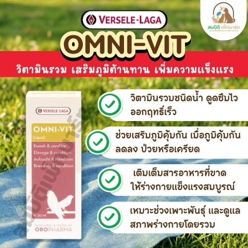Omni vit วิตามินรวมชนิดน้ำ ปรับสภาพร่างกายให้ดีขึ้น 30 ml.
