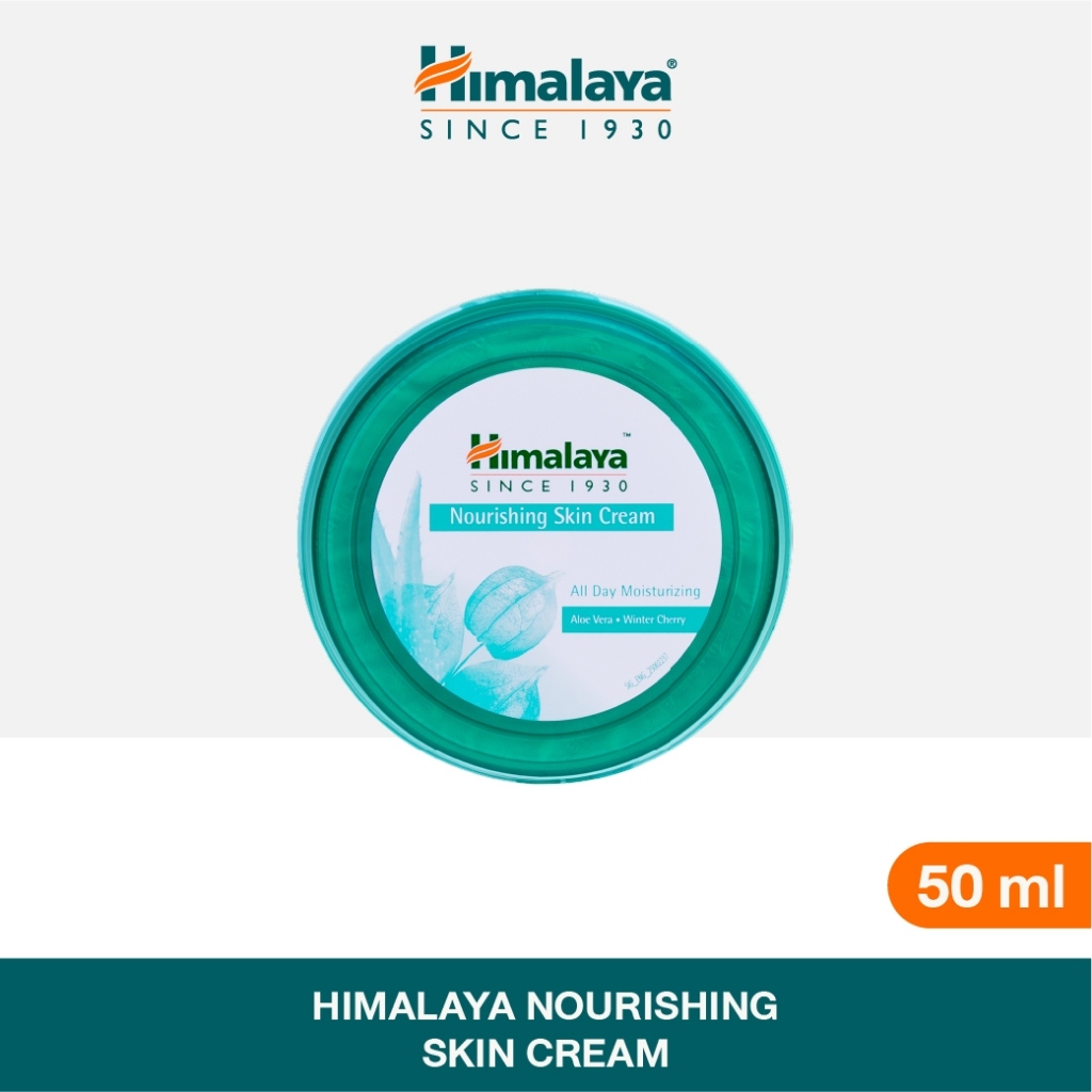 Himalaya Nourishing Skin Cream 50ml ครีมบำรุงผิว สูตรเพิ่มความชุ่มชื่น พร้อมปกป้องผิวจากมลภาวะ