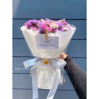 ส่งต่างจังหวัดได้นะคะ💐ช่อดอกสเตติสสด ช่อดอกไม้สด พร้อมการ์ด9แบบให้เลือก ช่อดอกไม้แทนความรู้สึก💓