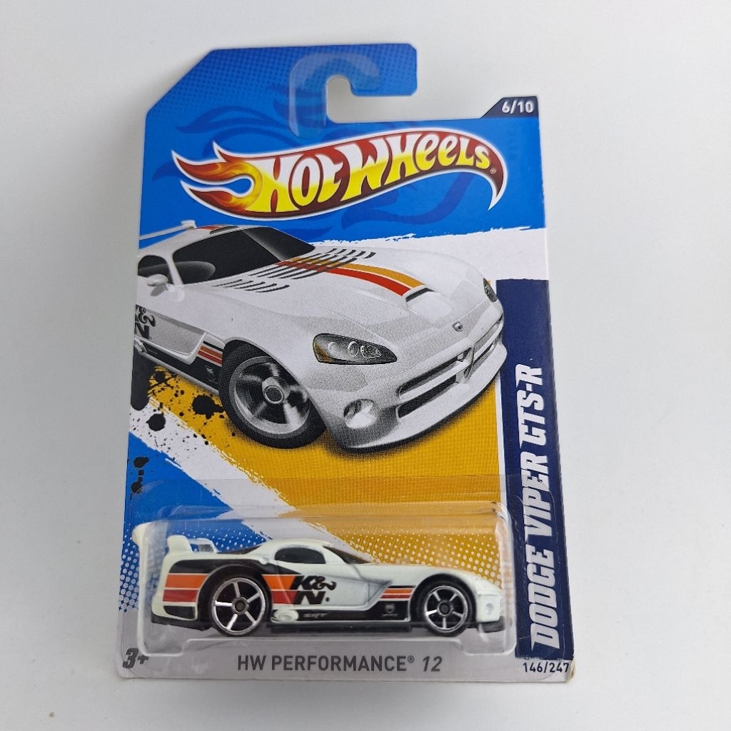 รถเหล็ก Hotwheels DODGE VIPER GTS R HW PERFORMANCE 12 (ib37)