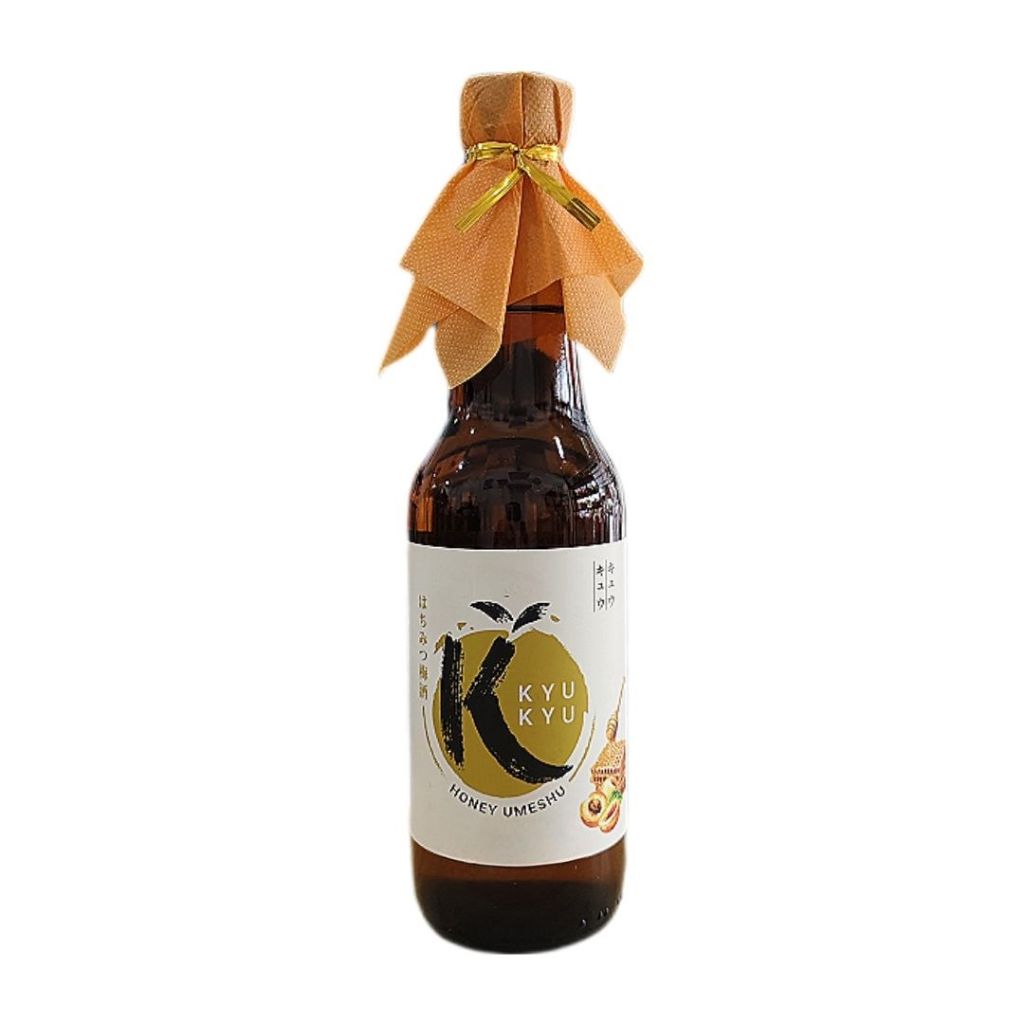 KYU KYU (คิวคิว) นํ้าบ๊วย รสน้ำผึ้ง(ผ้าส้ม) ขนาด 330ml.