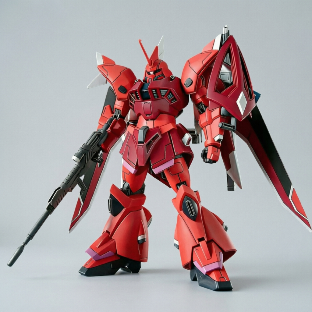 HG 1/144 Gelgoog Menace โมเดลประกอบ หุ่นรบดีไซน์เท่ งานละเอียด ต่อสนุก เหมาะสะสม พร้อมส่ง