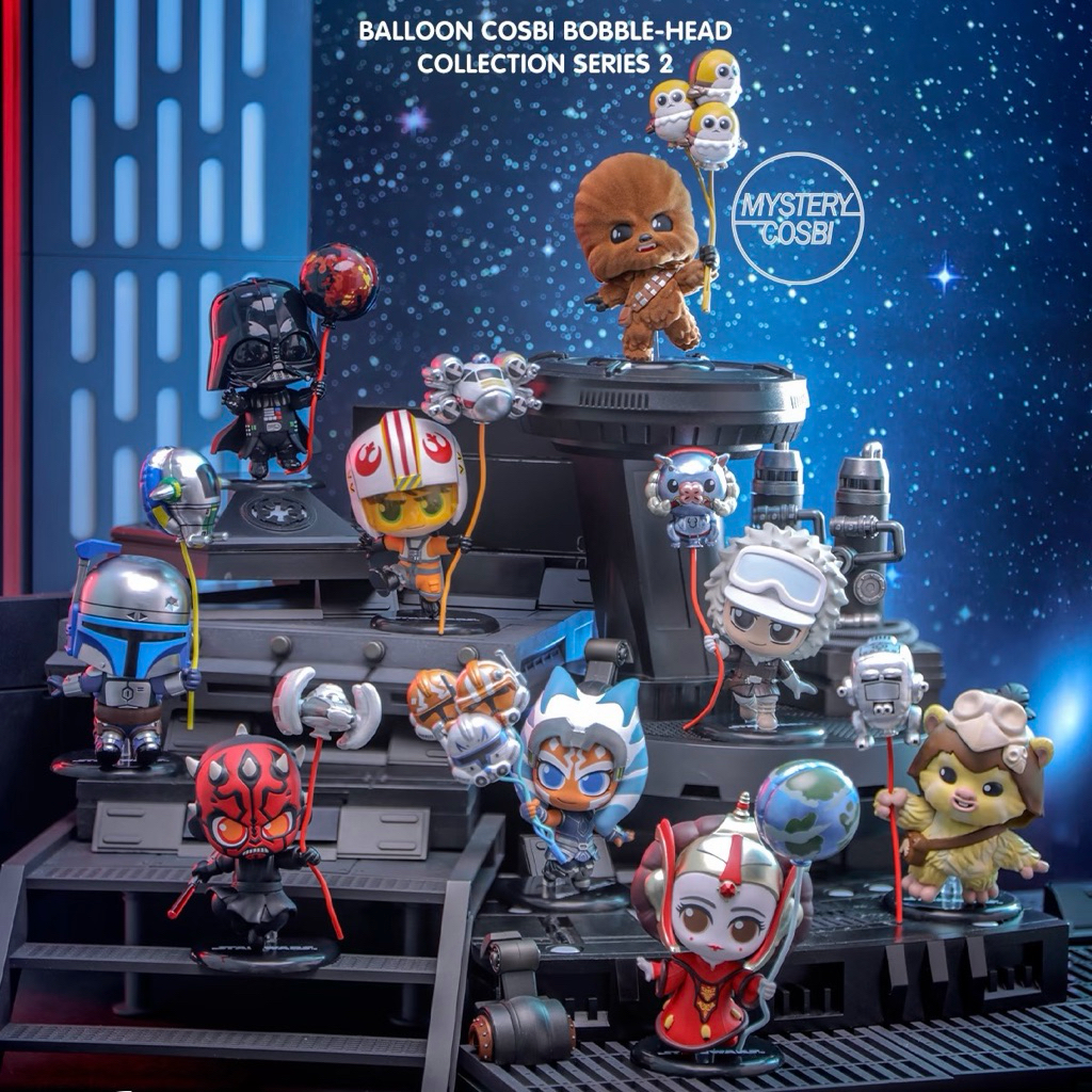 Cosbi Star wars Balloon Bubble-Head Series2🎈สตาร์วอล(พรี7วัน)
