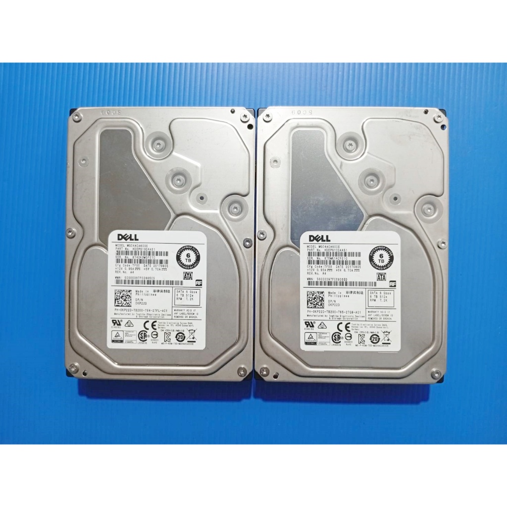HDD DELL Enterprise  6TB ขนาด 3.5" ( SATA III 7200RPM ) ใช้ได้เฉพาะคอม PC สินค้ามือสองรับประกัน 1 เด