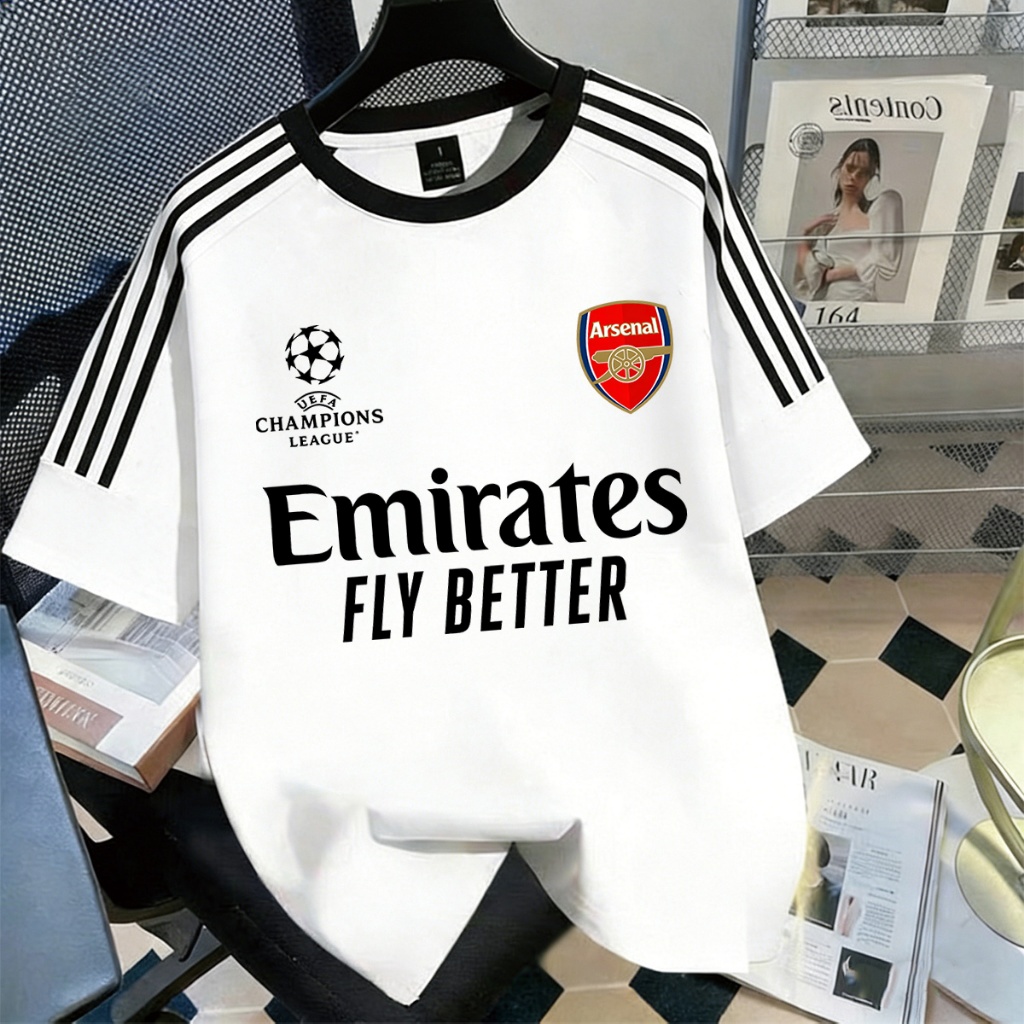 Q-1499 เสื้อยืดแขนสั้นสไตล์กีฬา ผ้าคอตตอนผสมโพลี ผ้านิ่ม ระบายอากาศดี ใส่สบาย ใส่ได้ทุกวัน