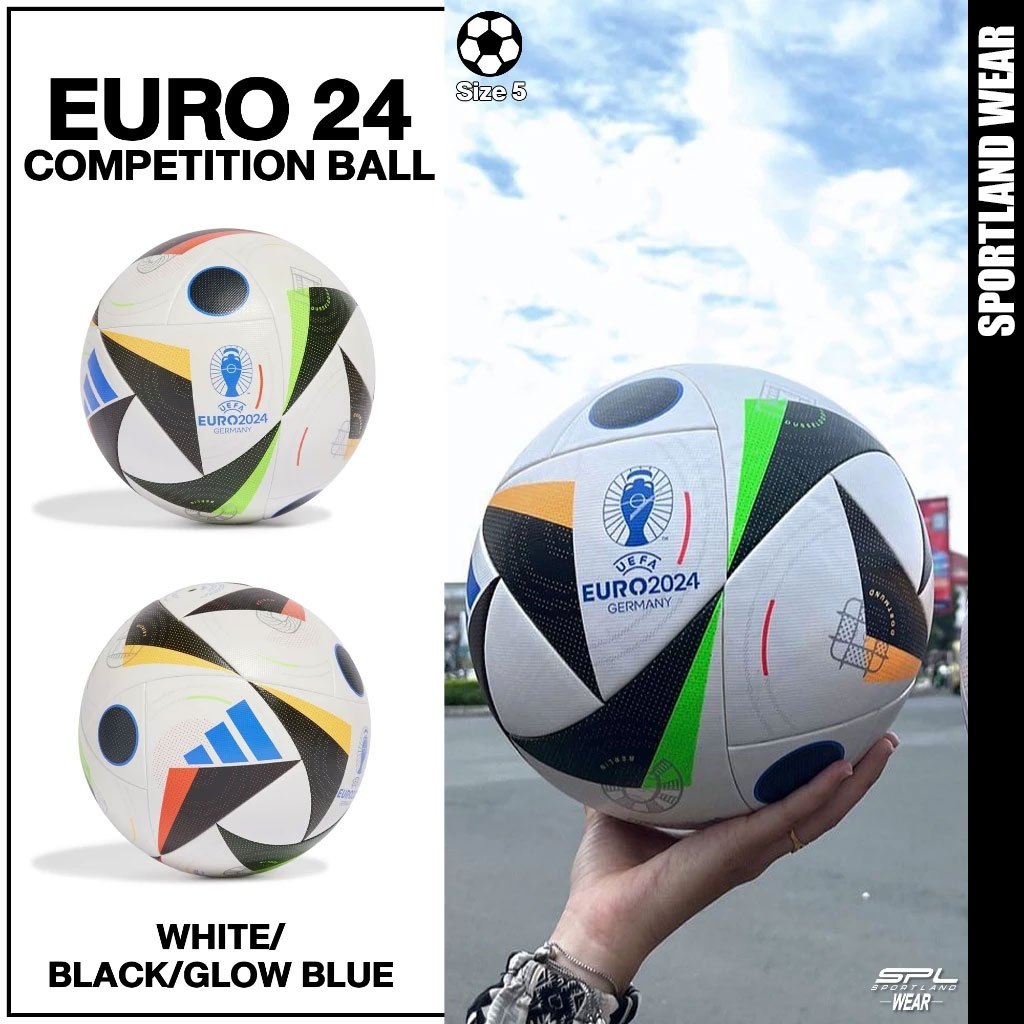 Adidas อาดิดาส ฟุตบอล สำหรับแข่งขัน เบอร์ 5 Fussballliebe Competition Ball Euro24 #5 IN9365 (2200)