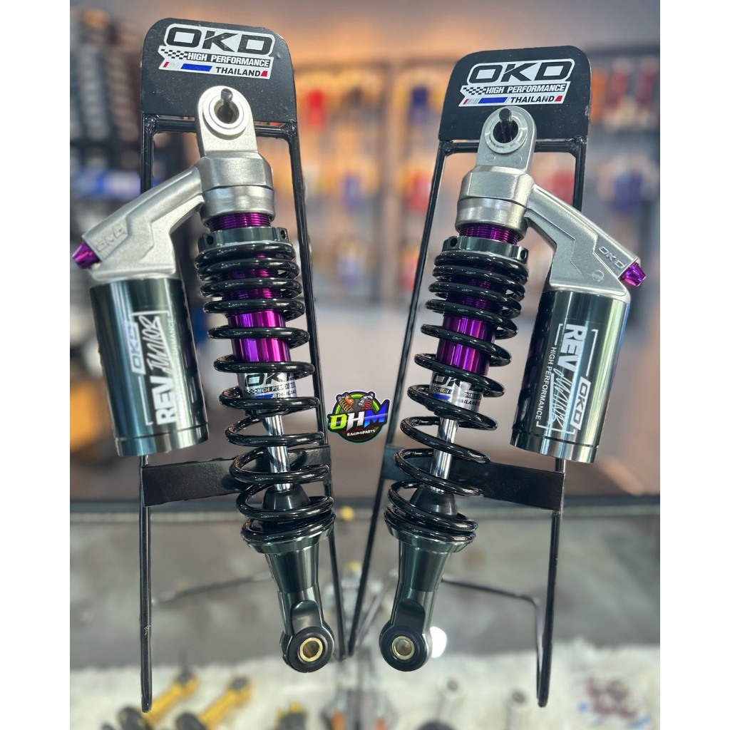 โช๊คหลัง OKD รุ่น RevJunior ใส่เวฟ ( 125i ปี 2023 ถึงปัจจุบัน / 110i ปี2019 ถึงปัจจุบัน ) สูง320มิล ราคา ถูกที่สุด ดีลบีเคเค แกลเลอรีภาพที่ 4
