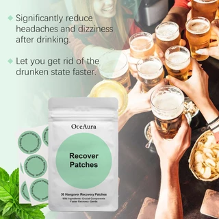 OceAura แผ่นแปะเผาผลาญไขมัน GLP-1 ควบคุมอาหาร ฟื้นฟูอาการเมาค้าง เพิ่มสมาธิ ปรับรูปร่างสัดส่วน