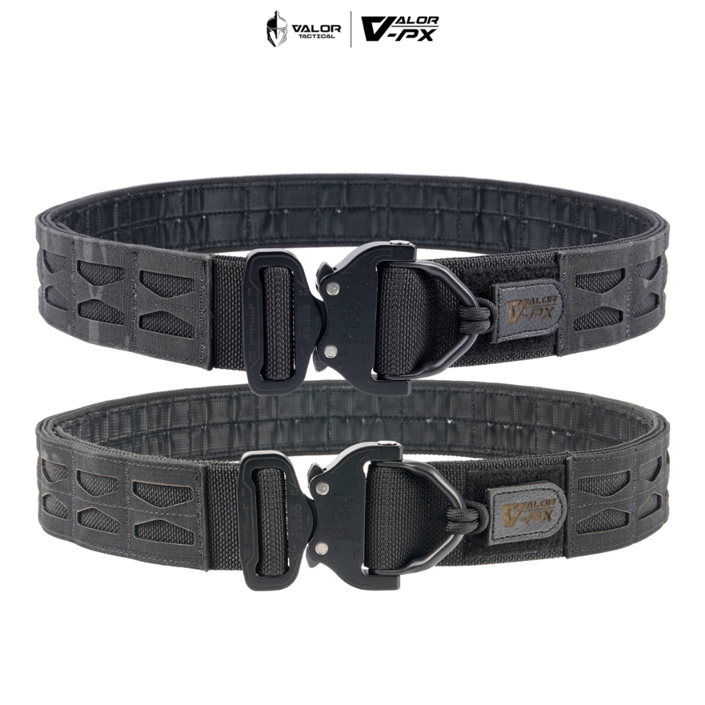 VALOR PX - Operator Belt GEN 2 เข็มขัดยุทธวิธี 2 ชั้น เข็มขัดทหาร ตำรวจ หัว Cobra + D-Ring VAlOR Tac