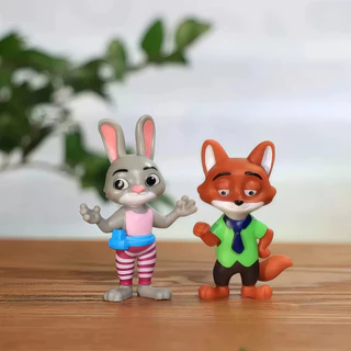🚀ส่งจากไทย💨ชุดฟิกเกอร์มินิ ซูโทเปีย มี Judy Nick และเพื่อนๆ การ์ตูนน่ารัก งานละเอียด เก็บสะสม แต่ง ทุกวัย ของขวัญโดนใจ