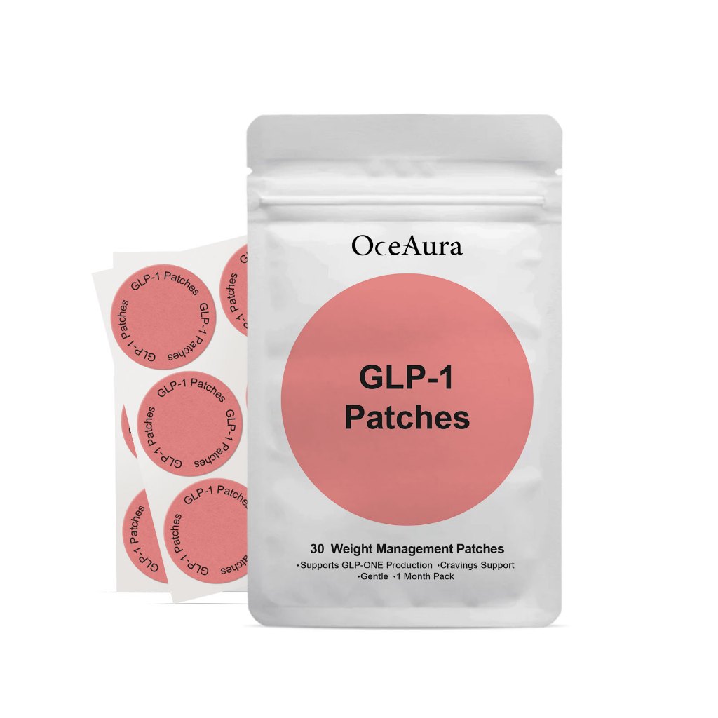 OceAura แผ่นลดน้ำหนัก GLP-1 30Pcs เครื่องมือจัดการน้ำหนักสำหรับทุกเพศ ใช้งานสะดวกได้ทุกที่
