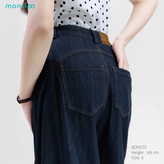 Montipa กางเกงยีนส์ทรงบาร์เรลเอวสูง ผ้า Comfort Soft Jeans 5CPJC72