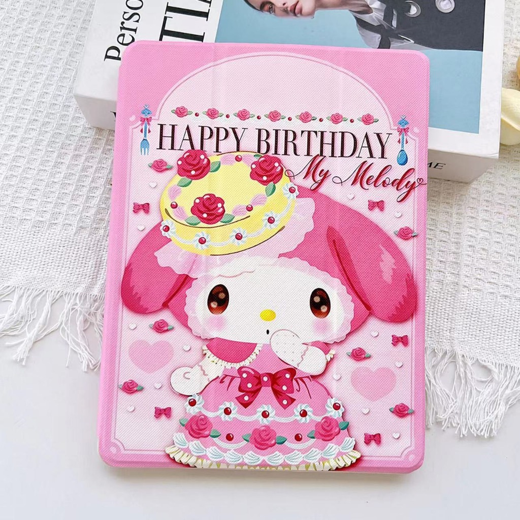 ส่งด่วน 1 วัน เคสสำหรับไอแพดงานฝาพับลายการ์ตูน รูปที่ 7