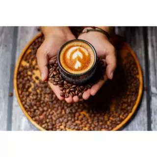 เมล็ดกาแฟ คั่้ว ''Cocos Coconut coffee มะพร้าว''หมอสดชื่นอร่อยสุด เกรด AA คัดอย่างดี