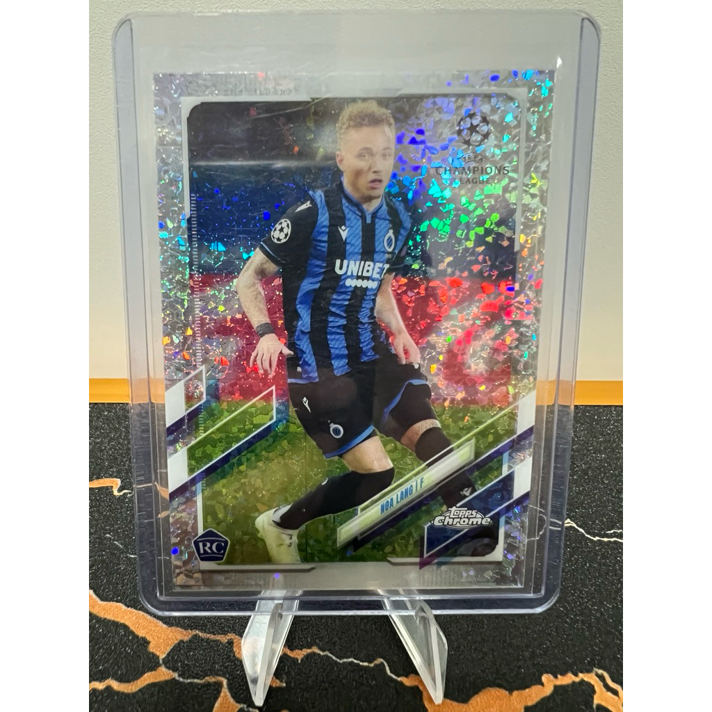 ⚽️ [ขาย] Topps Chrome UEFA Champions League – Noa Lang (Club Brugge) ROOKIE CARD