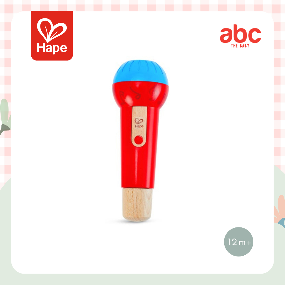 Hape ของเล่นไม้ ของเล่นดนตรี ไมโครโฟนกึกก้อง Mighty Echo Microphone ของเล่นเสริมพัฒนาการ 1 ขวบ ขึ้นไป ราคา ถูกที่สุด ดีลบีเคเค