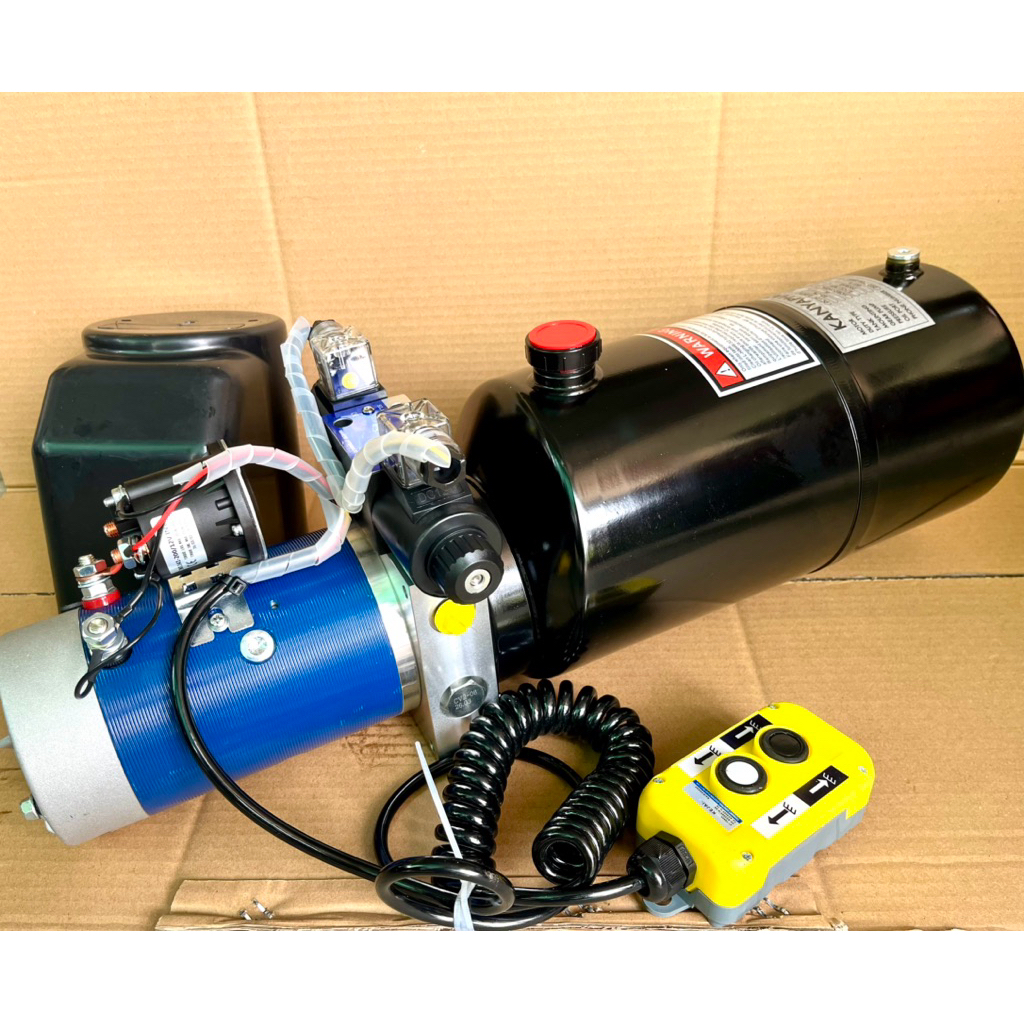 ปั๊มไฮดรอลิค ปั๊มไฮดรอลิคไฟฟ้า 2ทาง 12v แรงดัน20Mpa