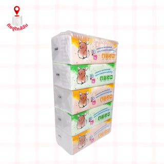(ยกลัง 10 แพ็ค 50 ห่อ) Cozyla กระดาษทิชชู่เช็ดหน้าโคซิล่า 170 แผ่น หนา 2 ชั้น เหนียวนุ่ม อ่อนโยน ไม่ระคายเคือง