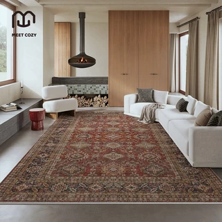 MEET COZY พรมปูพื้นห้อง กำน้ำ carpet นุ่ม พรม ผ้าแคชเมียร์เทียม#1 DN-Ella