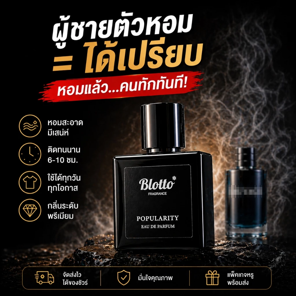น้ำหอม Blotto Fragrance EDP กลิ่น Popularity / Elixr (ซาวาจ 2 รุ่น)