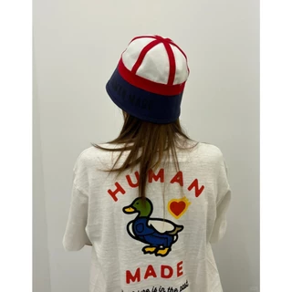 เสื้อยืด Human Made แท้ DUCK GRAPHICTee แขนสั้นขั้นพื้นฐาน เสื้อยืดสไตล์เดียวกันสำหรับคู่รั