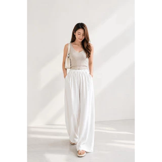 Match Me Linen & Silk กางเกงขายาวลินิน&ซิลค์
