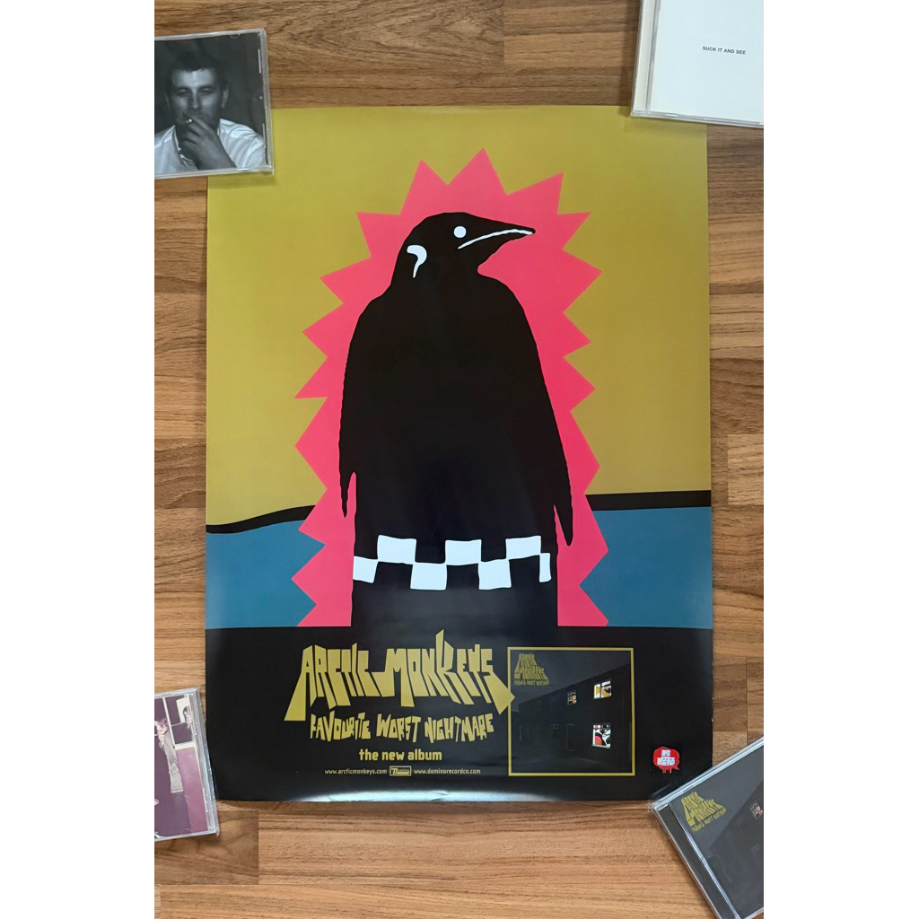 โปสเตอร์ Arctic Monkeys - Fluorescent Adolescent (2007) ลิขสิทธิ์แท้ ของใหม่